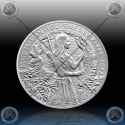 1oz V. BRITANIJA 2 Pounds 2022 (Myths and Legends - Maid Marian) UNC